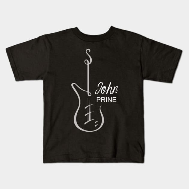 John Prine Kids T-Shirt by archila